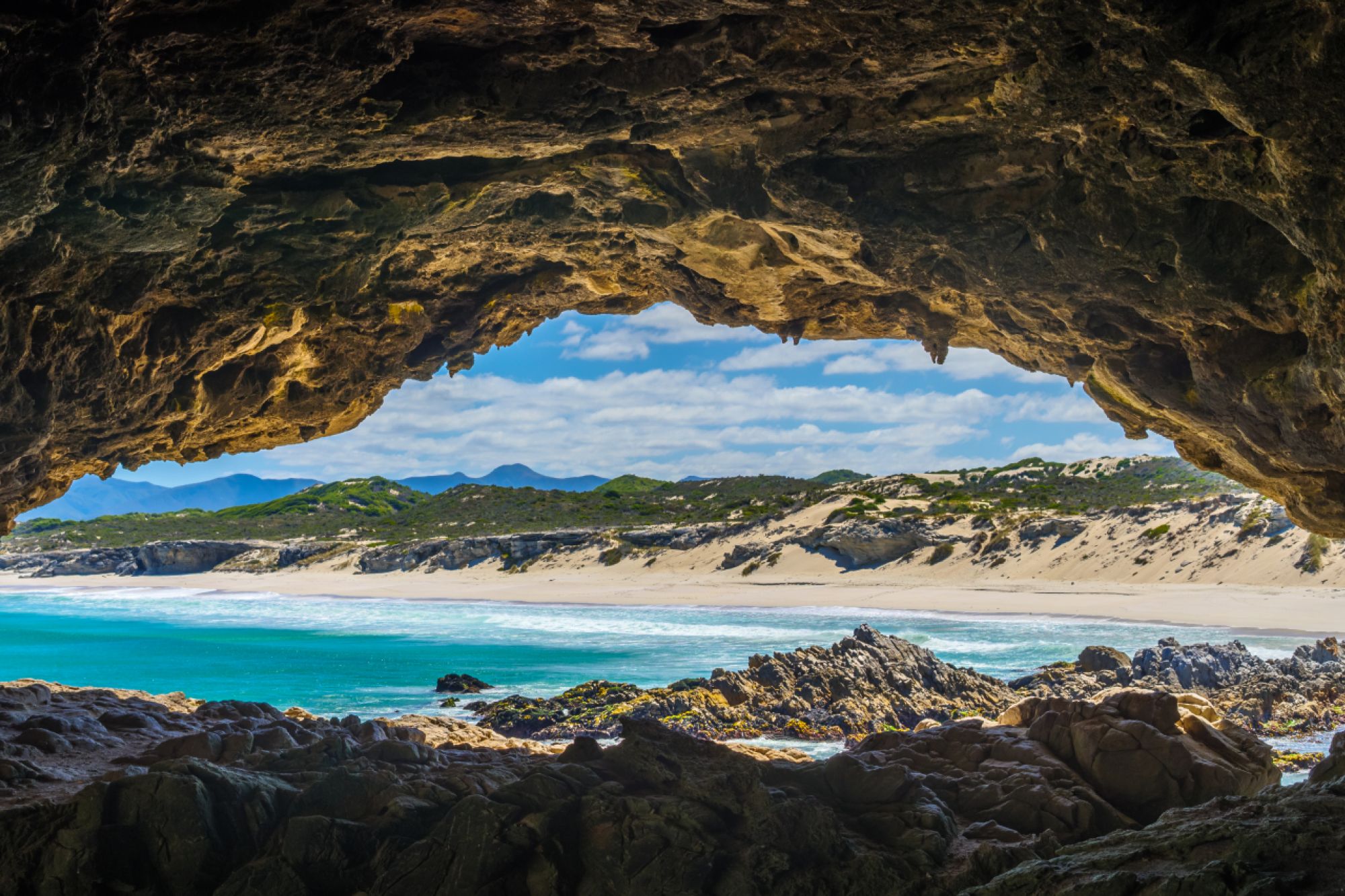 A view from Klipgat Cave located in Walker Bay Nature Reserve credit Shutterstock A view from Klipgat Cave located in Walker Bay Nature Reserve credit Shutterstock
