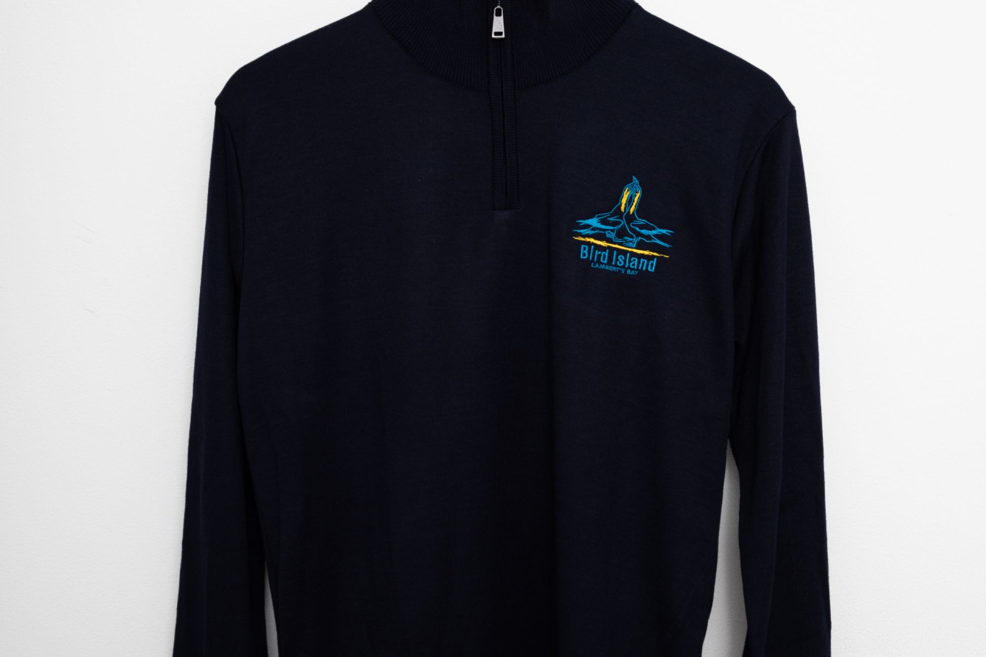 Mens long sleeve top Bird Island Logo Black Mens long sleeve top Bird Island Logo Black