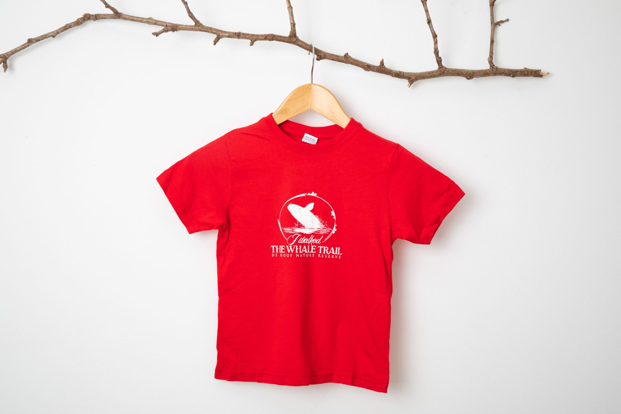 Kids T shirt Whale Trail Logo Red Kids T shirt Whale Trail Logo Red