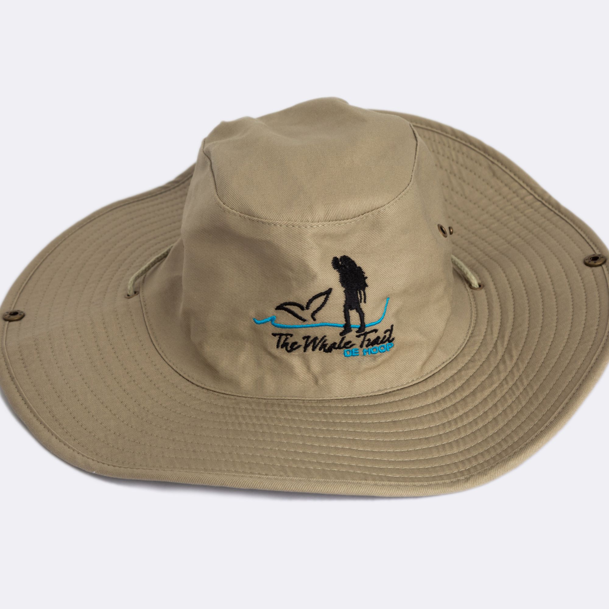 Sun hat Whale Trail Logo Brown