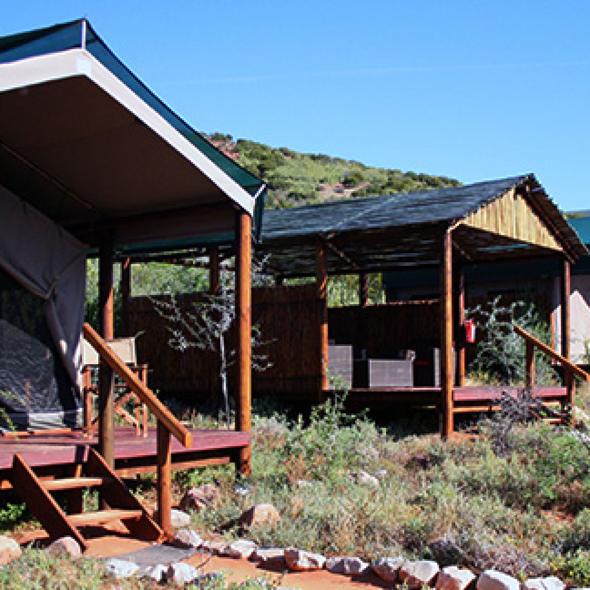 Gamkaberg Sweetthorn tents November 2015