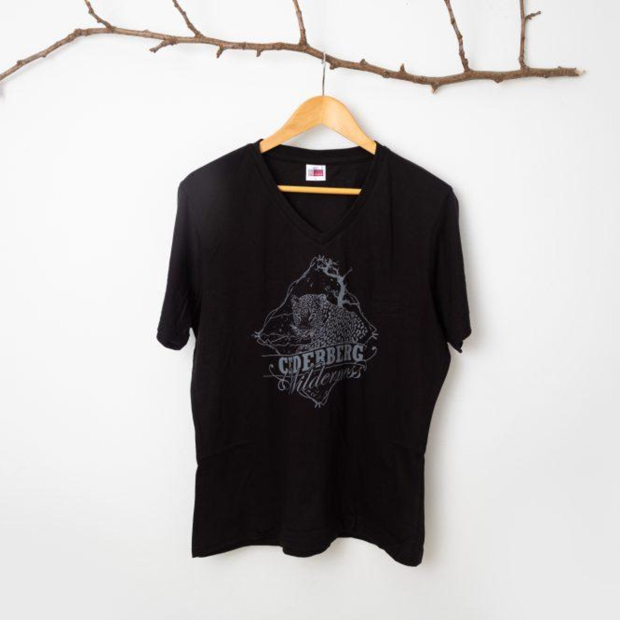 Ladies T shirt Cederberg Logo Black