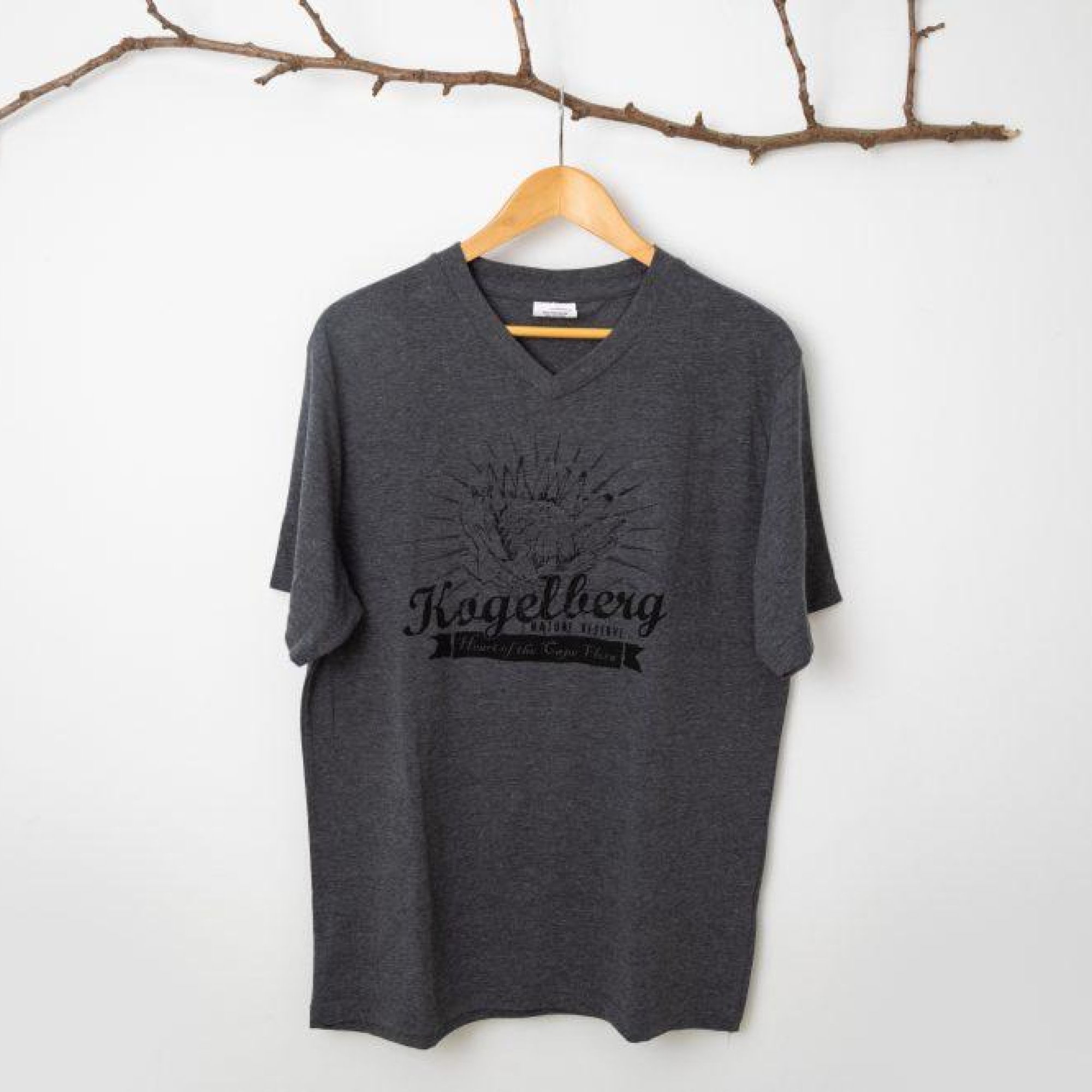 Mens T shirt Cederberg Logo Grey Mens T shirt Cederberg Logo Grey