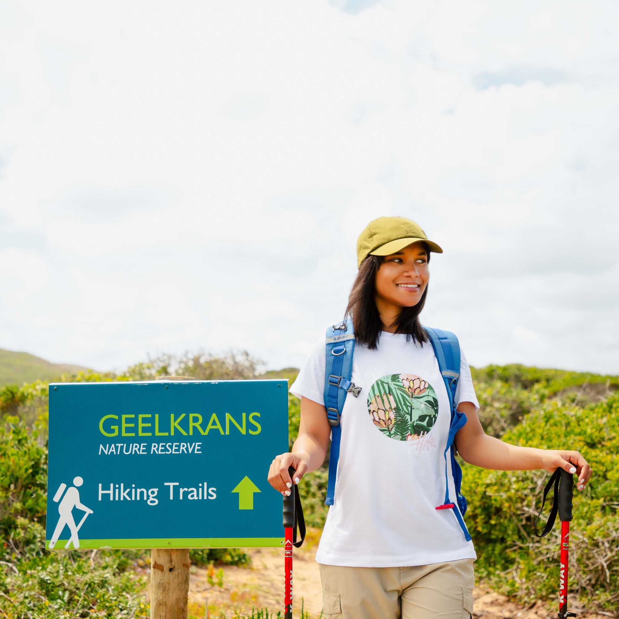 Geelkrans signage single hiker